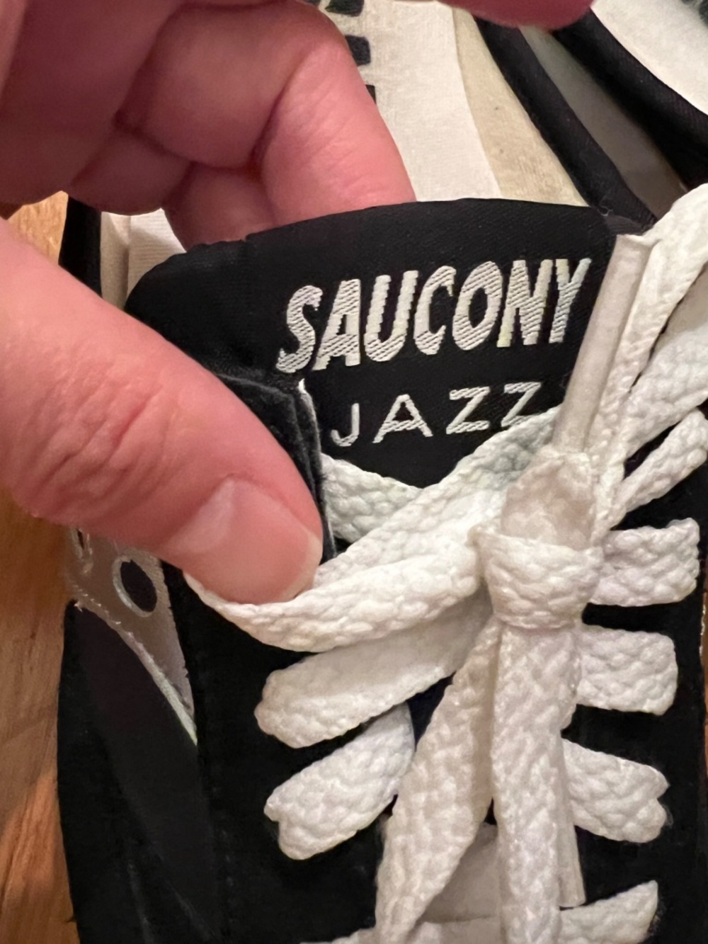 Women's Saucony Jazz XT 600 Black White Silver Sneaker Mules Clogs US Size 7 - Picture 4 of 7